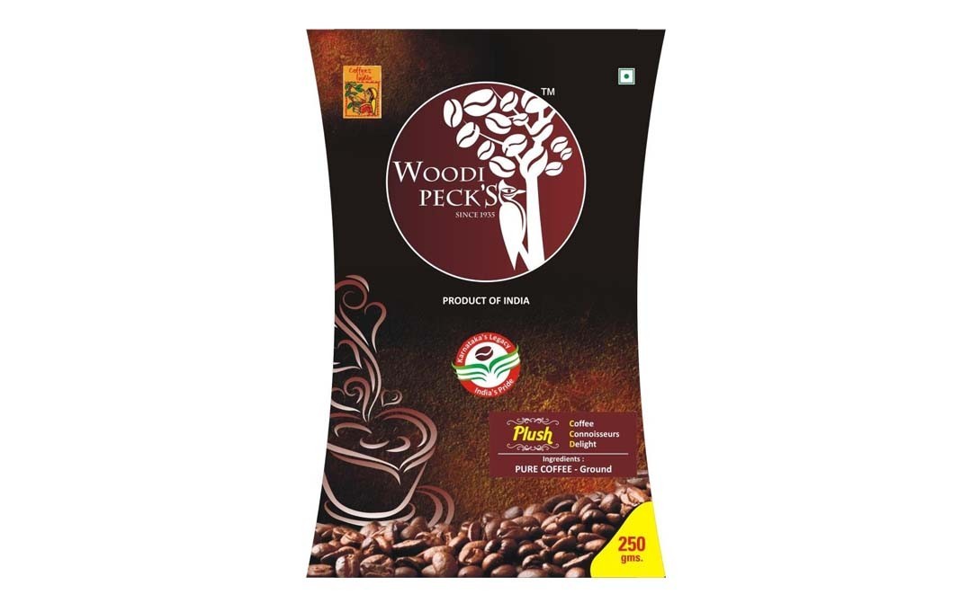 Woodi Peck's Plush, Coffee Connoisseurs Delight    Pack  250 grams
